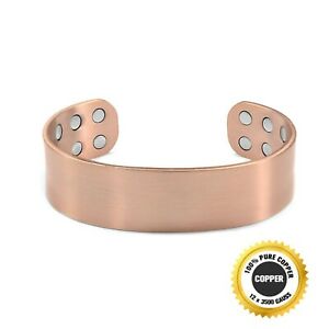 【送料無料】ジュエリー・アクセサリー ブレスレットbracelet magnetique en cuivre avec 12 aimants antidouleurs