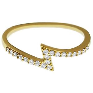 【送料無料】ジュエリー・アクセサリー ジルコニウムサイズbague plaque or 750000 et oxydes de zirconium femme taille 52 disponible