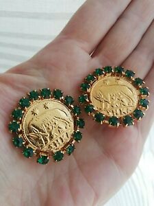 【送料無料】ジュエリー・アクセサリー イヤリングヴィンテージイヤリングboucles doreilles anciennes, clips doreille vintage|hokushin