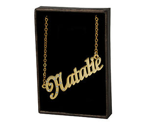 【送料無料】ジュエリー・アクセサリー カラーゴールドメッキクリスマスnom collier natalie 18k plaque or beau cadeau de noel pour elle