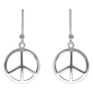 【送料無料】ジュエリー・アクセサリー シルバーピースイヤリングブーキュースboucles doreilles peace amp; love en argent 925 neuves femme