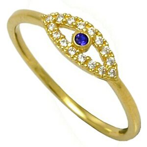 【送料無料】ジュエリー・アクセサリー アイプラークゴールドサファイアジルコニウムサイズbague oeil plaque or 750000, saphir et zirconium taille 52 disponible