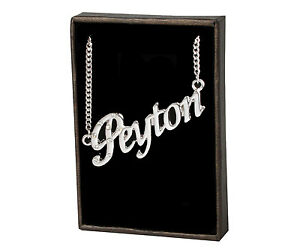 【送料無料】ジュエリー・アクセサリー コリアーズペイトンゴールドメッキメイドカスタムジュエリーフレンドシップnom colliers peyton 18k plaque or cadeau fait sur mesure bijoux amitie