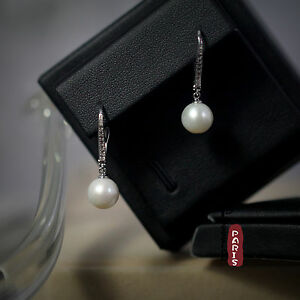 【送料無料】ジュエリー・アクセサリー イヤリングパールカルチャーホワイトラウンドシルバーマッシブboucles doreilles perle culture rond blanc argent massif 925 9mm10mm tz2 b18