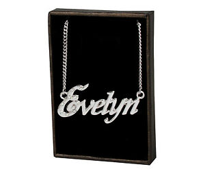【送料無料】ジュエリー・アクセサリー コリアーズゴールドメッキジュエリーメジャーレターnom colliers evelyn 18k plaque or ami bijoux fait sur mesure lettre