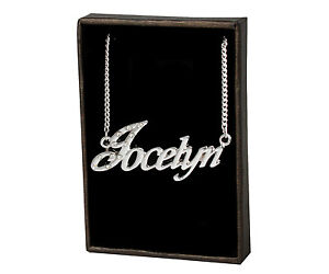 【送料無料】ジュエリー・アクセサリー コリアーズゴールドメッキnom colliers jocelyn 18k plaque or fait sur mesure noel fete des meres