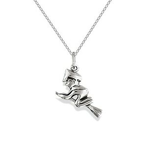 【送料無料】ジュエリー・アクセサリー アージェントコリアーチョイスロングユールcollier sorciere sur son balai en argent 925 longueur au choix 45cm ou 50cm