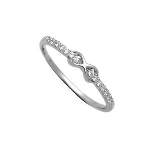 【送料無料】ジュエリー・アクセサリー アルジェントロディッドジルコニウムオキシデスバゲサイズbague infini en argent 925 rhodie et oxydes de zirconium taille 58 disponible