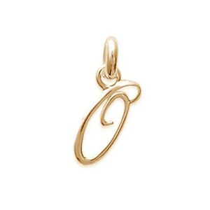 【送料無料】ジュエリー・アクセサリー イニシャルレタークラシックゴールドメッキペンダントナインpendentif initiale lettre o classique plaque or neuf