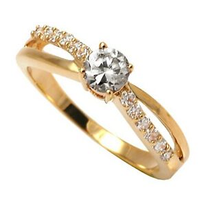 【送料無料】ジュエリー・アクセサリー バゲインプラークゴールドオキシデスジルコニウムサイズbague en plaque or 750000 et oxydes zirconium taille 54 disponible femme