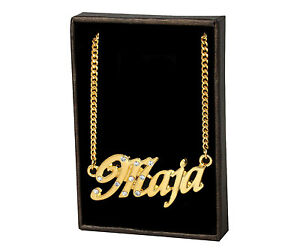 【送料無料】ジュエリー・アクセサリー コリアーズゴールドメッキバレンタインデーペンダントnom colliers maja 18k plaque or fete des meres saint valentin pendentif
