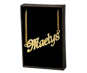 【送料無料】ジュエリー・アクセサリー コリアーズゴールドメッキブライドメイドnom colliers maelys 18k plaque or demoiselles dhonneur amitie cadeau nom