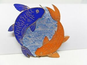 【送料無料】ジュエリー・アクセサリー ミスデザインブローチmiss j designs koi poisson broche