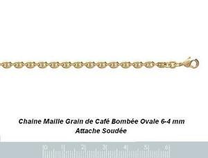 【送料無料】ジュエリー・アクセサリー ドリービジューチェインコーヒーミリメートルゴールドメッキミクロンdollybijoux chaine 40cm grain de cafe bombee 64 mm plaque or 18k 5 microns
