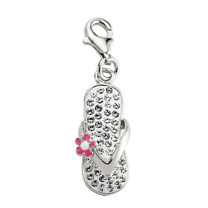 【送料無料】ジュエリー・アクセサリー ジュエルコロンドンシルバークリスタルマルグリットタンブレロックjewelco london argent cristal marguerite tongue breloque