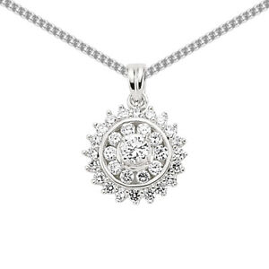 【送料無料】ジュエリー・アクセサリー ジュエルコロンドンシルバージルコーネハローセルティコリアーjewelco london argent zircone halo serti collier 457cm