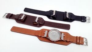 【送料無料】ジュエリー・アクセサリー レザーウォッチブレスレットbracelet montre en cuir dispo de 20mm a 30mm