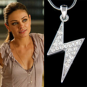 【送料無料】ジュエリー・アクセサリー クリスタルスワロフスキーサンダーボルトジュエリーネックレスボルトlightning boulon~ avec cristal swarovski thunderbolt collier bijoux|hokushin