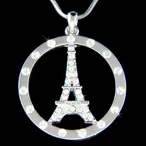 【送料無料】ジュエリー・アクセサリー フランスエッフェルクリスタルスワロフスキーパリフランスサークルコリアーヌフfrancais tour eiffel avec cristal swarovski paris france cercle collier neuf