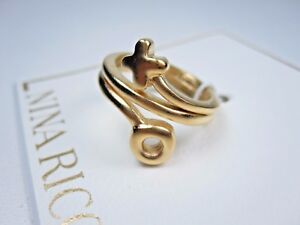【送料無料】ジュエリー・アクセサリー ニーナリッチゴールドメッキリングサイズnina ricci gold plated ring size 6 0668