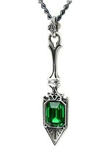 【送料無料】ジュエリー・アクセサリー シュガーグリーンアブサンペンダントpendentif alchemy sucre vert absinthe