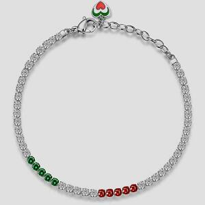 【送料無料】ジュエリー・アクセサリー ブロスウェイブレスレットスチールテニスジルコントリコロールナインbrosway, bracelet souhaits tennis acier et zircons tricolore bltd02 neuf