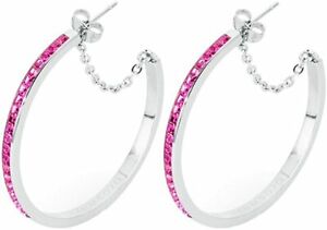 【送料無料】ジュエリー・アクセサリー ブロスウェイリングイヤリングトリングイヤースワロフスキーフクシアbrosway,boucles doreilles cercles oreille tring avec swarovski fuchsia