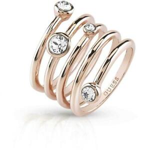 【送料無料】ジュエリー・アクセサリー リングスチールスワロフスキーサイズbague de femme guess ubr84057 acier inoxydable swarovski 5 tailles