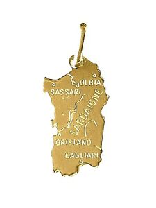 【送料無料】ジュエリー・アクセサリー ゴールドメッキペンダントサルデーニャpendentif en plaque or sardaigne