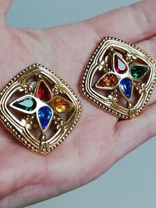 【送料無料】ジュエリー・アクセサリー イヤリングヴィンテージクリップboucles doreilles ancienne, vintage, clips|hokushin