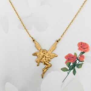 【送料無料】ジュエリー・アクセサリー コラーナファタオットネスタンポヴィンテージcollana fata ottone stampo vintage