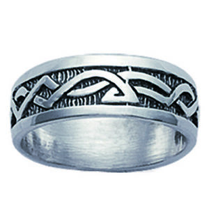 【送料無料】ジュエリー・アクセサリー シルバーリングケルトシルバーミリメートルanneau argent celtic argente 7 mm