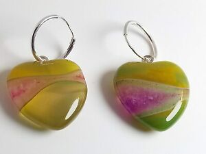 【送料無料】ジュエリー・アクセサリー ジオードアゲートイヤリングマッシブシルバークレオールboucles doreilles geode agate, creoles argent massif
