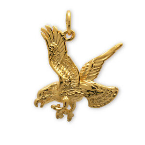 【送料無料】ジュエリー・アクセサリー メッキイーグルペンダントpendentif plaque or aigle