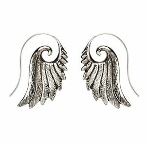 【送料無料】ジュエリー・アクセサリー イヤリングシルバーブラスイーグルウィング81stgeneration boucles doreilles laiton argente aigle ailes longue plumes