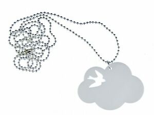 【送料無料】ジュエリー・アクセサリー クラウドアクリルガラスネックレスミニブリングシュワルベnuage verre acrylique collier miniblings 80cm nuages schwalbe oiseaux blanc