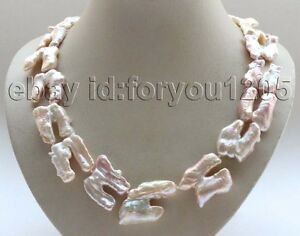 【貨物輸送無料】宝飾品・添え物 ナチュラルピンクバロックリボーンケシパールネックレス