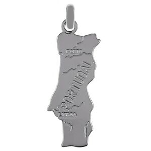 【送料無料】ジュエリー・アクセサリー シルバーロディエカートカードポルトガルオプションチェーンpendentif mixte carte portugal en argent 925 rhodie chaine en option neuf