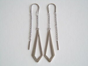 【送料無料】ジュエリー・アクセサリー シルバーイヤリングペンダントスモールcem 925er argent boucles doreilles, petites avec pendentif 2,6 g6,0 x 1,0 cm
