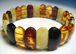 【貨物輸送無料】宝飾品・添え物 リアルバルティックアンバーブレスレットreal  baltic amber bracelet