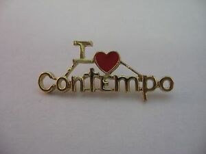 【送料無料】ジュエリー・アクセサリー レアヴィンテージラブコンテンポラリーハートモチーフブローチrare vintage i love contempo coeur motif broche