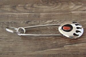 【送料無料】ジュエリー・アクセサリー ハンドコーラルキーチェーンブローチネイティブアメリカンジュエリーnative americain bijoux fait a la main corail cle chaine broche