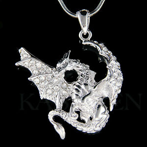 【送料無料】ジュエリー・アクセサリー ドラゴンウィズクリスタルスワロフスキーマジックコリアージュエルズナインdragon avec cristal swarovski amulette guerrier damp;d magique collier bijoux neuf 21,456円