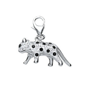 【送料無料】ジュエリー・アクセサリー ジュエルコロンドンシルバークリスタルレオパードブレロックjewelco london argent cristal leopard breloque