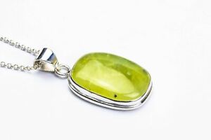 【貨物輸送無料】宝飾品・付属物 プレフニートシルバースターリングペンダントprehnite argent sterling pendentif ~ inconditionnel amour 368919