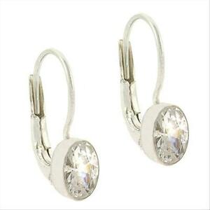 【貨物輸送無料】宝飾品・添え物 シルバージルコンスリープイイヤリング925 argent zircone boucles doreilles dormeuses