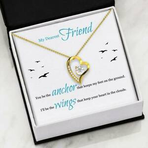 【送料無料】ジュエリー・アクセサリー アミシーガルズメッセージカードコリアーmon dearest ami seagulls message carte forever collier 18k or ou inoxydable s