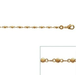 【送料無料】ジュエリー・アクセサリー チェーンプレートメッシュボールmagnifique chaine cheville plaque or maille boule neuf bijouteriejolybijoux