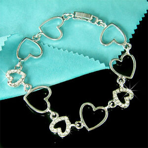 【送料無料】ジュエリー・アクセサリー クリスタルスワロフスキーバレンタインデーコパインブレスレットハートamour coeur avec cristal swarovski saint valentin femme copine bracelet