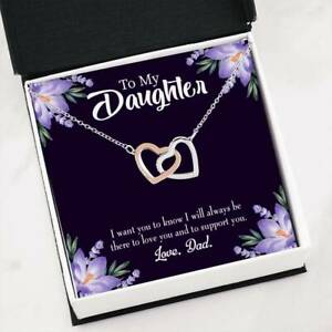 【送料無料】ジュエリー・アクセサリー パパカードローズペンダントサポートpapa supports pour my daughter souvenir carte inseparable pendentif 18k rose